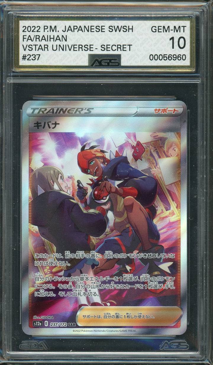 AGS (GEM-MT 10) Raihan #237 (Japanese) - VSTAR Universe (#00056960)
