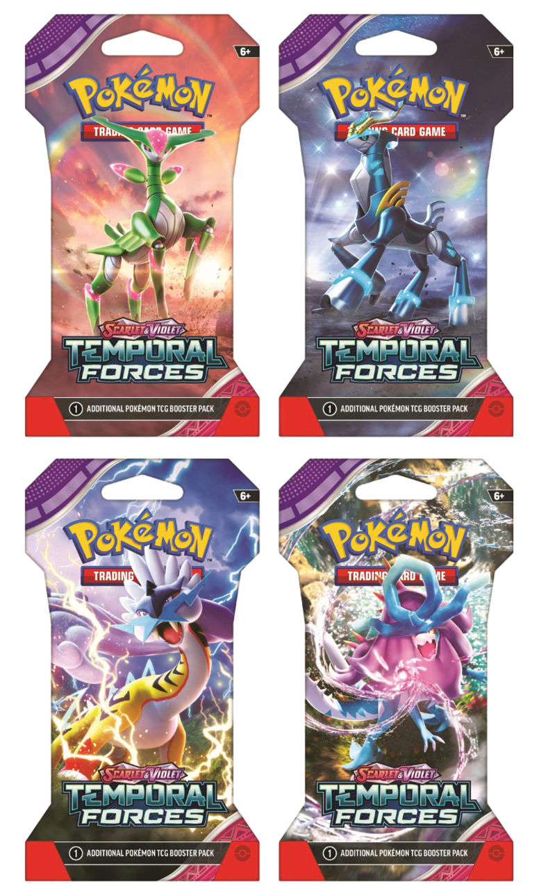 Temporal Forces Sleeved Booster Packs Pokemon Plug Temporal Forces Sleeved Booster Packs Pokemon Plug