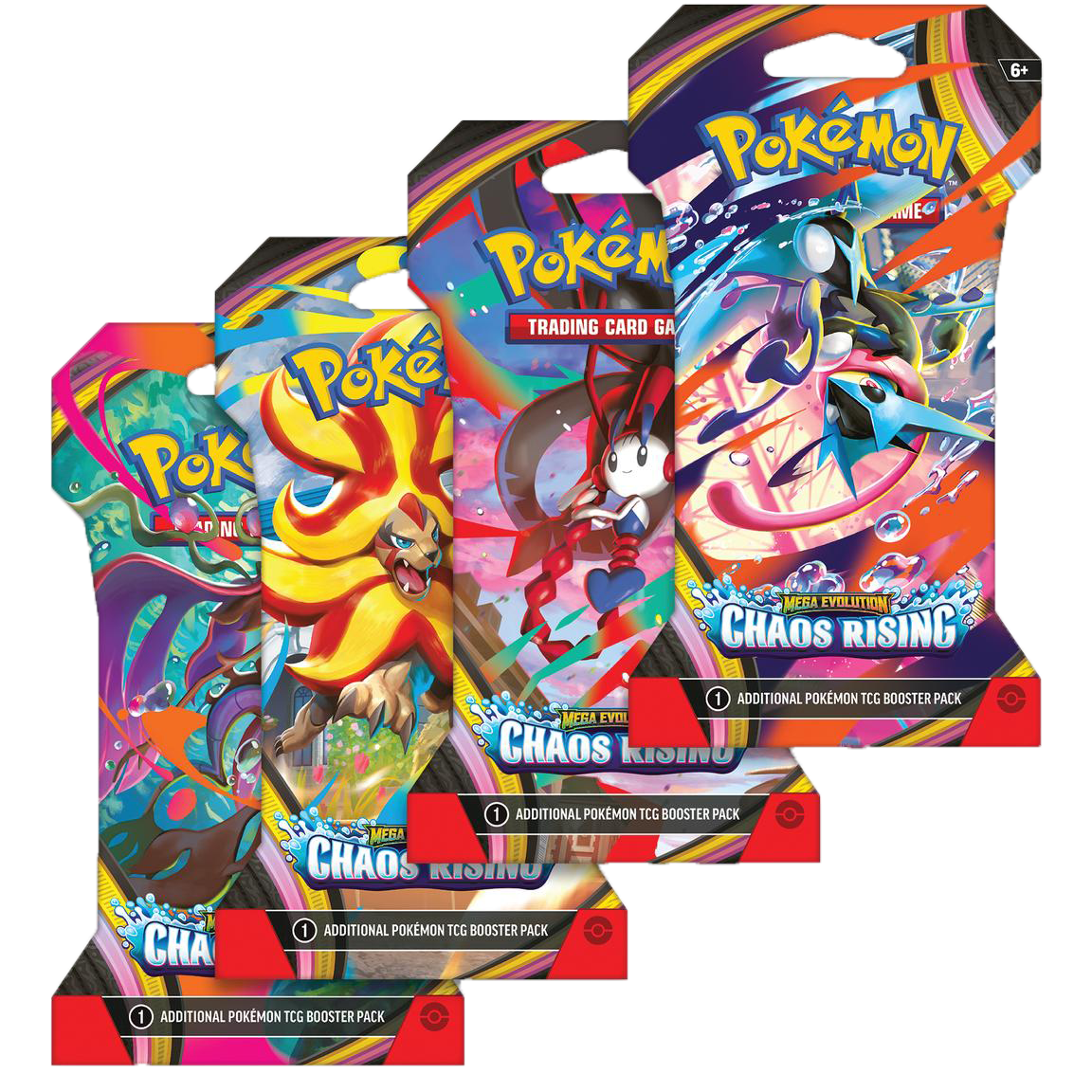 Chaos Rising Sleeved Booster Pack Pokemon Plug Chaos Rising Sleeved Booster Pack Pokemon Plug