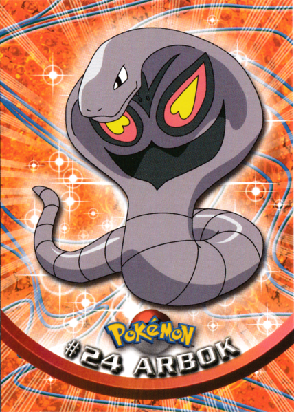 pokemon card arbok Arbok (24/76) [Topps Series 1