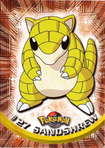 sandshrew pokemon card Sandshrew (27/76) [Topps Series 1