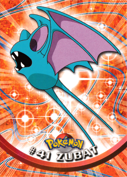 tv animation edition pokemon cards worth Zubat (41/76) [Topps Series 1
