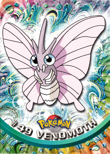 Venomoth (49/76) [Topps Series 1