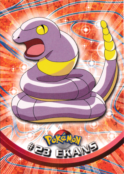 ekans pokemon card Ekans (23/76) [Topps Series 1
