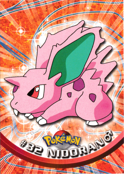 pokemon cards tv animation edition Nidoran♂ (32/76) [Topps Series 1