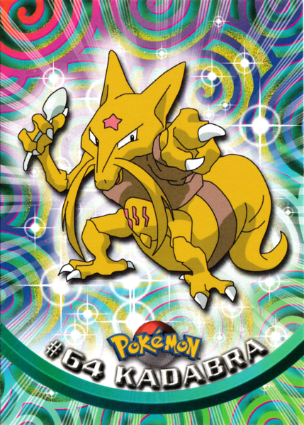 kadabra pokemon cards Kadabra (64/76) [Topps Series 1