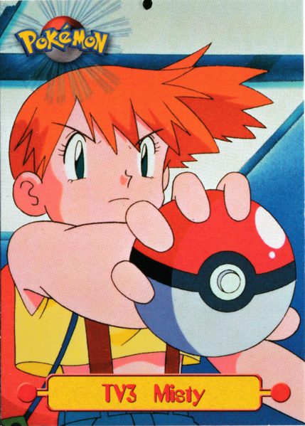 1995 topps pokemon cards Misty (TV3) [Topps Series 1