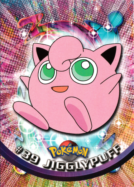 shiny jigglypuff pokemon card Jigglypuff (39/76) [Topps Series 1