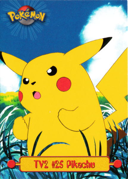 topps pokemon cards pikachu Pikachu (TV2) [Topps Series 1