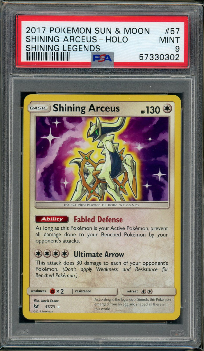 PSA (MINT 9) Shining Genesect-holo #9 - Pokemon Sun & Moon Shining Leg –  Pokemon Plug