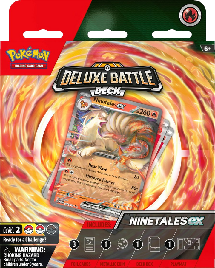 Pokémon TCG: Ninetales ex or Zapdos ex Deluxe Battle Deck