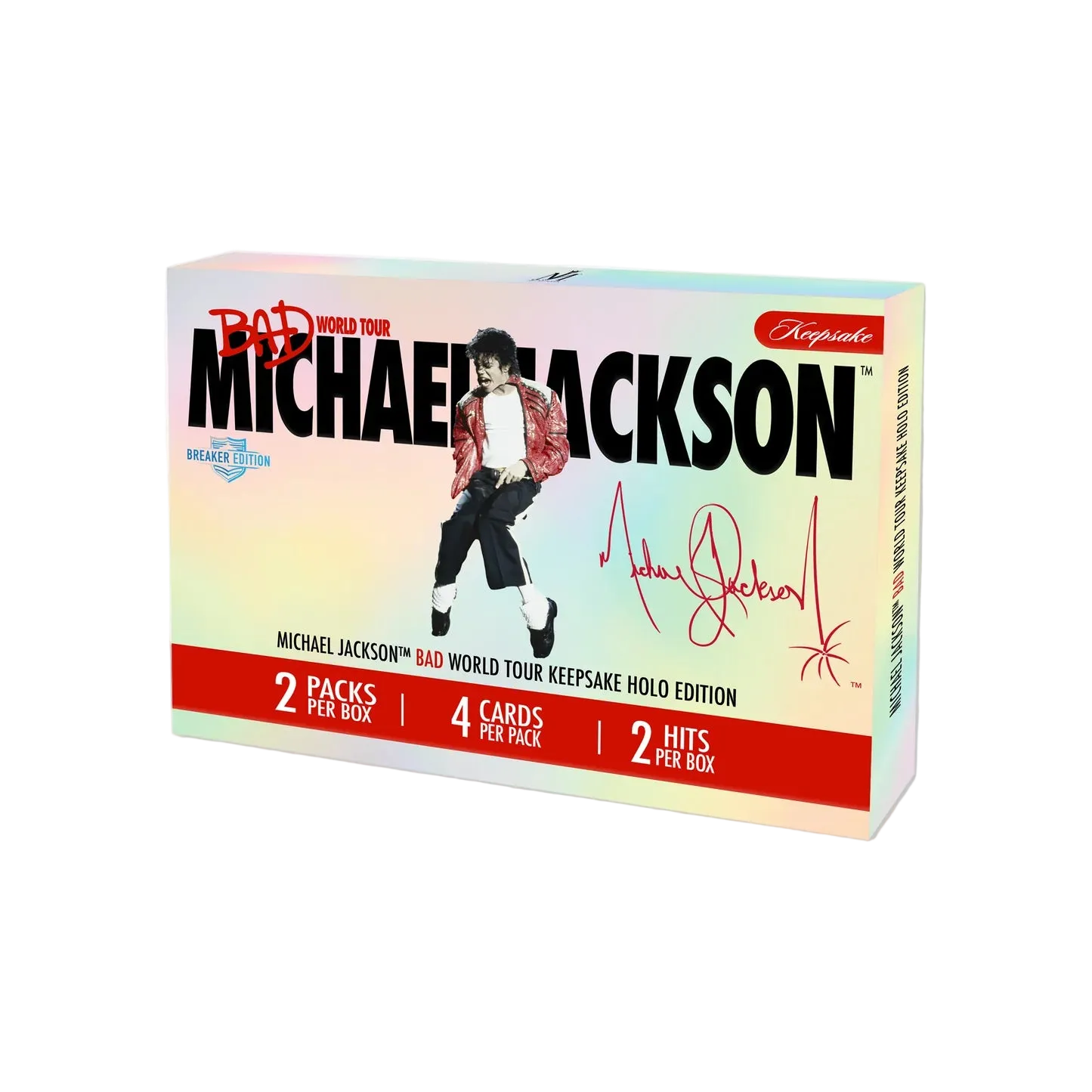 Michael Jackson Bad World Tour Keepsake Holo - Breaker Box