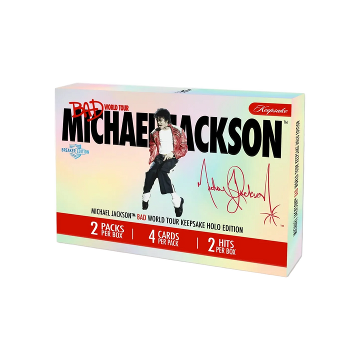 Michael Jackson Bad World Tour Keepsake Holo - Breaker Box