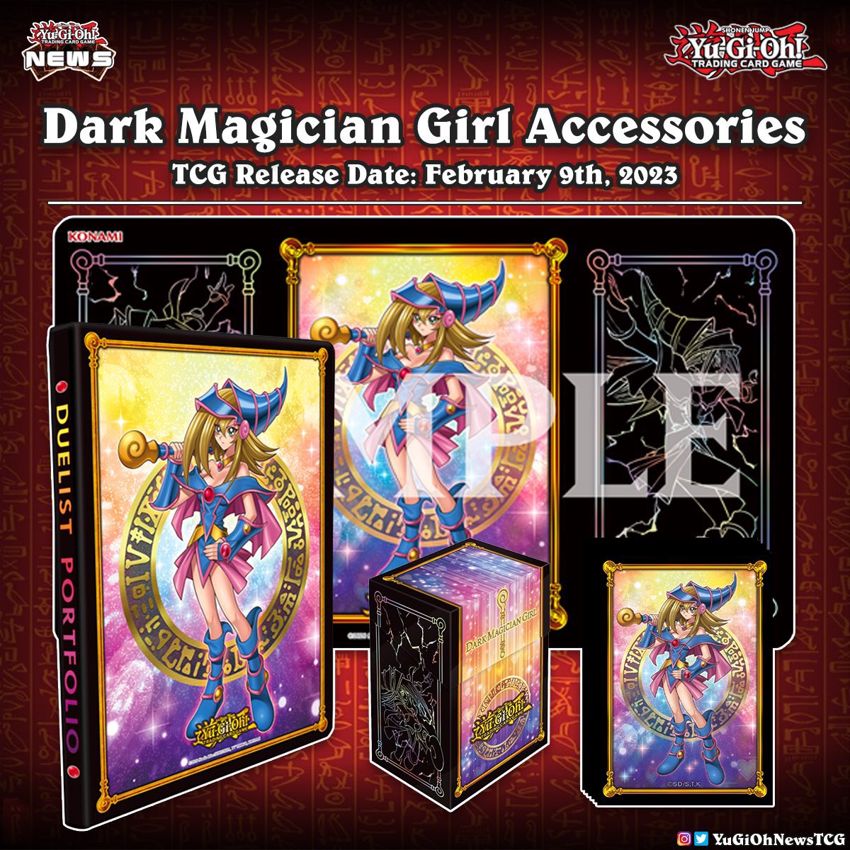 Konami - Yu-Gi-Oh! Dark Magician Girl 4-Piece BUNDLE
