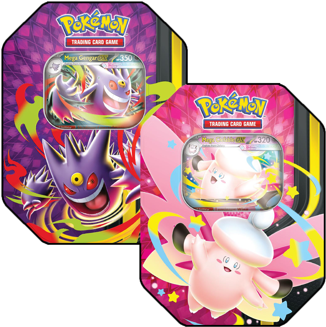 Pokmon TCG: Mega Moonlit Tin (Chaos Rising) Pokemon Plug Pokmon TCG: Mega Moonlit Tin (Chaos Rising) Pokemon Plug