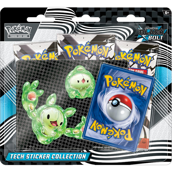 Black Bolt Tech Sticker Collection 3-Pack Blister (Black Bolt & White Flare)