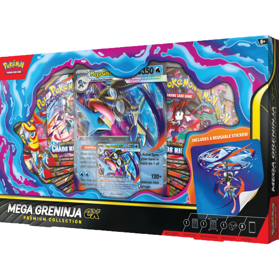 Mega Greninja ex Premium Collection (Chaos Rising) Pokemon Plug Mega Greninja ex Premium Collection (Chaos Rising) Pokemon Plug