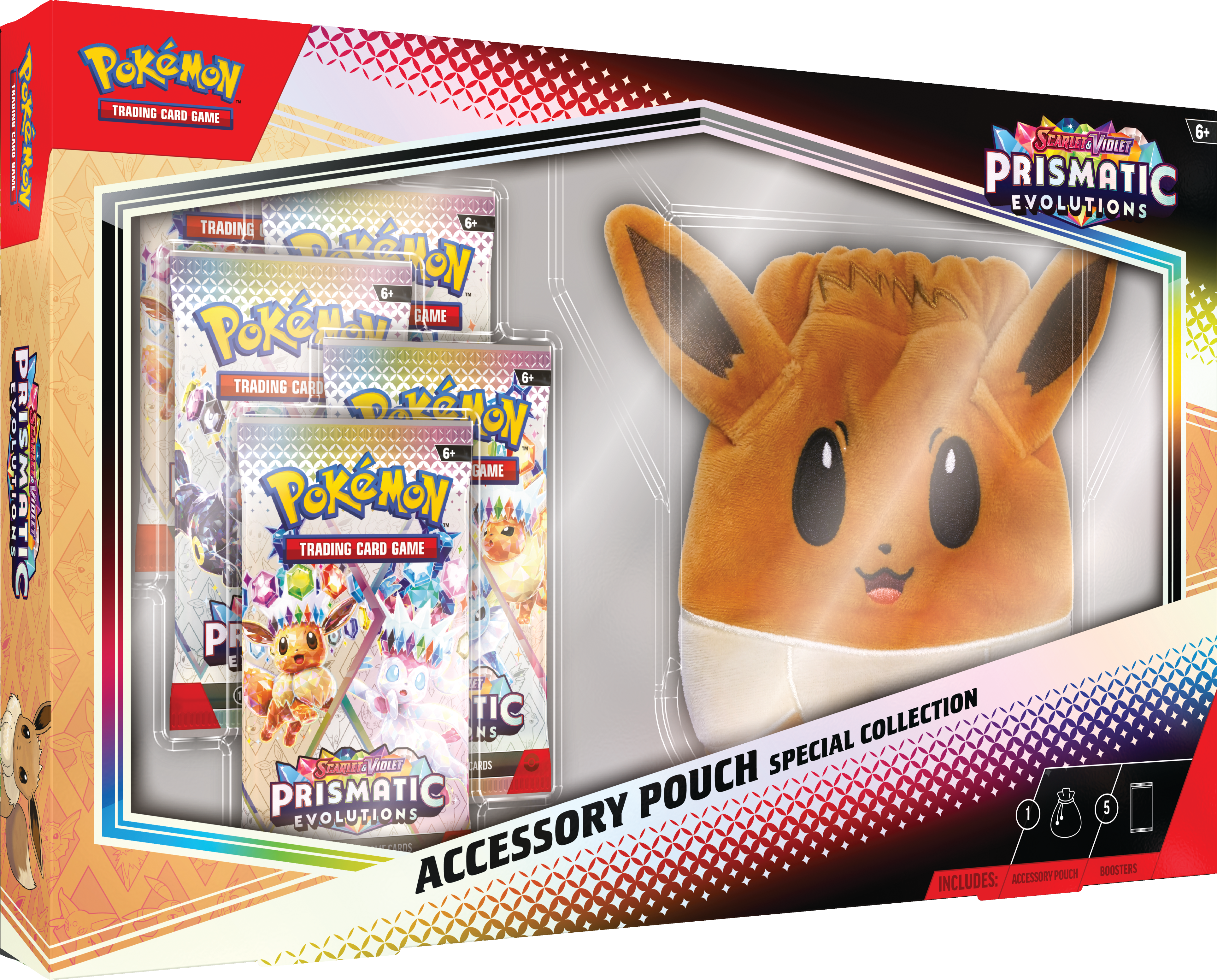 Pokémon TCG: Scarlet & Violet -Prismatic Evolutions Accessory Pouch En Pokémon TCG: Scarlet & Violet -Prismatic Evolutions Accessory Pouch En