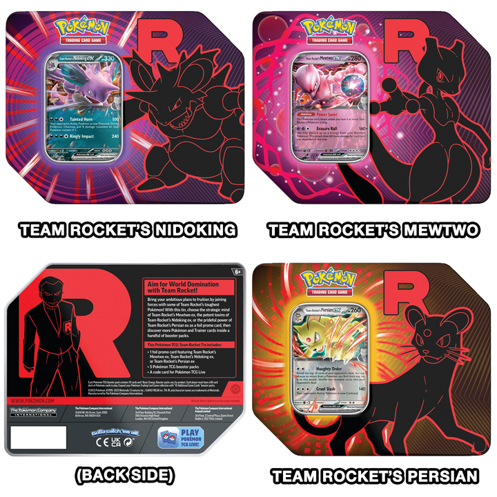 Pokémon Trading Card Game: Team Rocket Tin