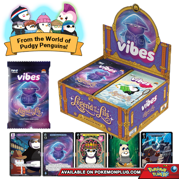 pudgy penguins booster box Vibes TCG: Legend of the Lils Booster Box – Pokemon Plug