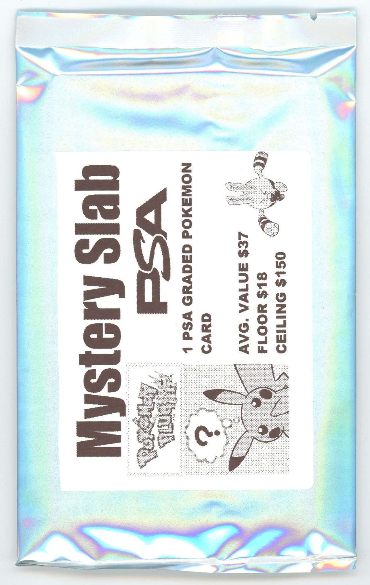 PokePlug - Mystery Slab Bag - 1 Graded Pokémon Card Per Pack
