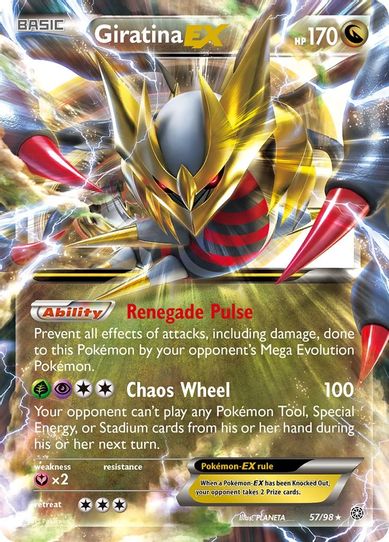 pokemon cards ancient origins - XY end display Giratina EX (57/98) [XY :