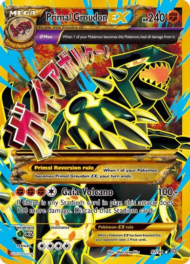 groudon pokemon cards Kyogre & - Celebration Card Lot - Legendary Holo Foil Colorless Artist Primal Groudon EX (Shiny Full