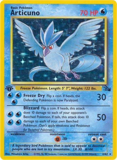 articuno pokemon card 2 62 articuno pokemon card 2 62 Articuno 2 62