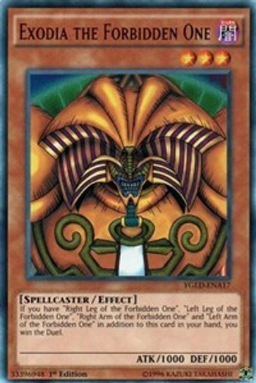 Exodia the Forbidden One (A) (YGLD-ENA17) [King of Games: Yugi's Legen –  Pokemon Plug