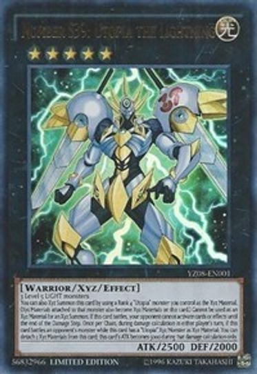 how many number cards are there in yugioh zexal Number S: Utopia the Lightning (YZ08-EN001) [Yu-Gi-Oh! ZEXAL Manga Pro – Pokemon Plug