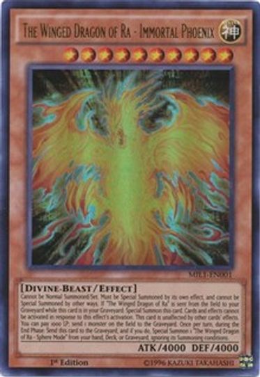 The Winged Dragon of Ra - Immortal Phoenix (MIL1-EN001) [Millennium Pa Pokemon Plug The Winged Dragon of Ra - Immortal Phoenix (MIL1-EN001) [Millennium Pa Pokemon Plug
