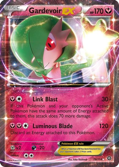 Gardevoir EX - 78/114 - Ultra Rare