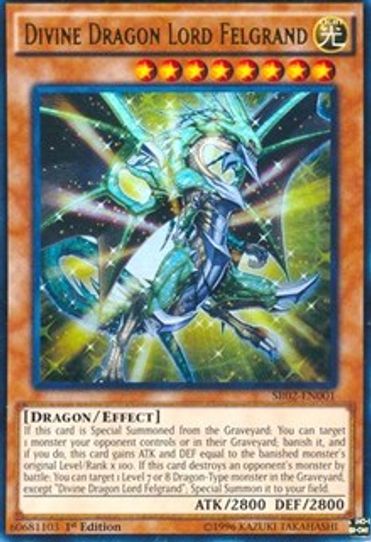 Divine Dragon Lord Felgrand (SR02-EN001) [Structure Deck: Rise of the Pokemon Plug Divine Dragon Lord Felgrand (SR02-EN001) [Structure Deck: Rise of the Pokemon Plug