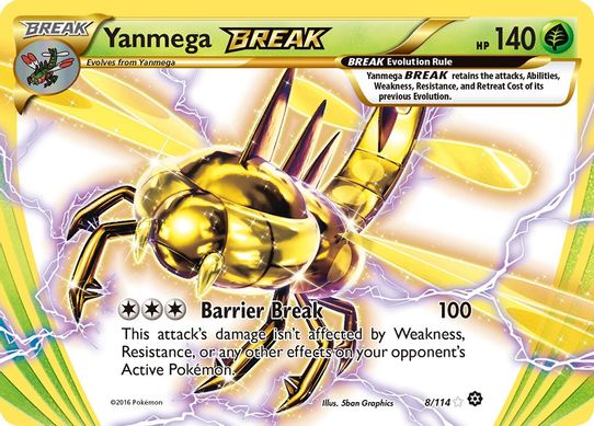 yanmega pokemon card price of the day! Ex 228/182 This was the first hit we pulled from Destined Rivals What is your favorite card from Destined Rivals? # #destinedrivals #yanmega #yanmegaex #chasecard #tcgsales # Evolves from Yanma Type Yanmega BREAK (8/114) [XY: Steam