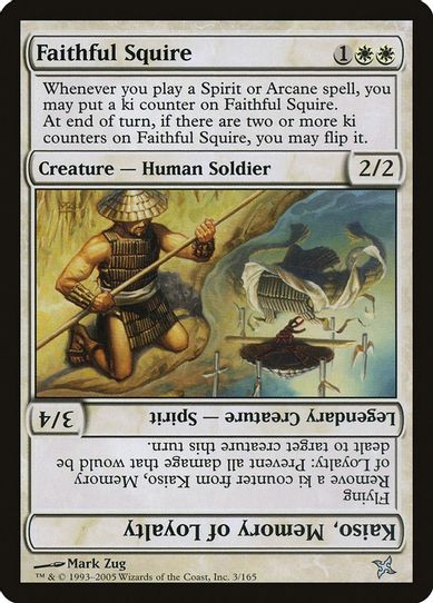 Faithful Squire (3) [Betrayers of Kamigawa] – Pokemon Plug