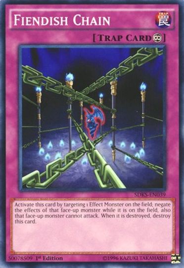 Fiendish Chain (SDKS-EN039) [Structure Deck: Seto Kaiba] – Pokemon Plug