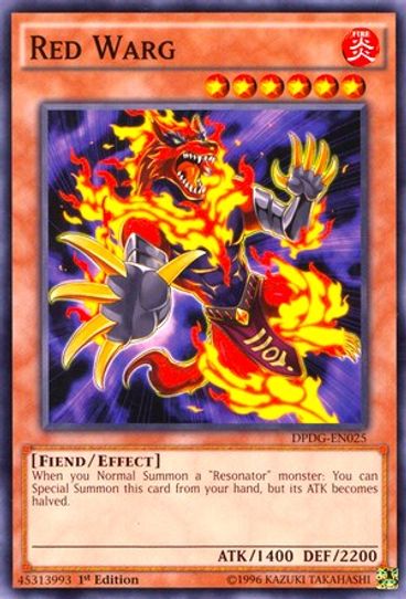 Red Warg (DPDG-EN025) [Duelist Pack: Dimensional Guardians]  Pokemon Plug