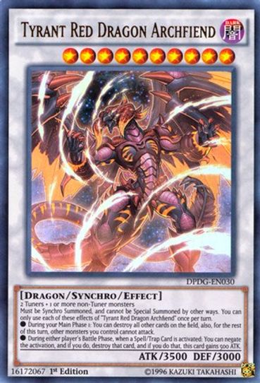 Tyrant Red Dragon Archfiend (DPDG-EN030) [Duelist Pack: Dimensional Gu Pokemon Plug Tyrant Red Dragon Archfiend (DPDG-EN030) [Duelist Pack: Dimensional Gu Pokemon Plug