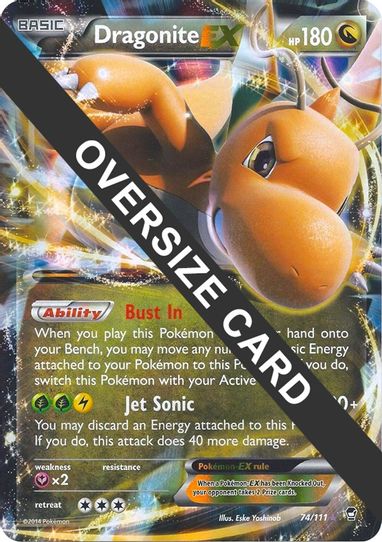 Dragonite EX 74/111 (Furious Fists) (74) [First Partner Pack Jumbo Car Pokemon Plug Dragonite EX 74/111 (Furious Fists) (74) [First Partner Pack Jumbo Car Pokemon Plug