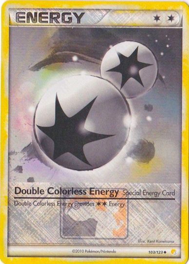 Double Colorless Energy 103/123 (League Promo) [League & Championship Pokemon Plug Double Colorless Energy 103/123 (League Promo) [League & Championship Pokemon Plug