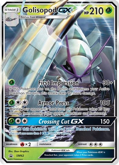 golisopod card sleeves Golisopod GX