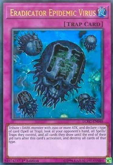 yugioh virus trap card yugioh virus trap card WISU-EN058 - Deck Devastation Virus - Rare