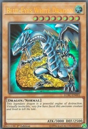 Blue-Eyes White Dragon (Version ) (LCKC-EN001) [Legendary Collection K Pokemon Plug Blue-Eyes White Dragon (Version ) (LCKC-EN001) [Legendary Collection K Pokemon Plug