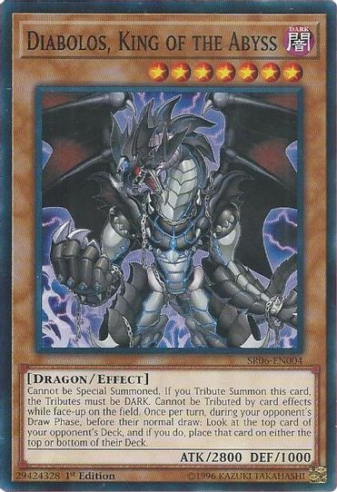 Diabolos, King of the Abyss (SR06-EN004) [Structure Deck: Lair of Dark Pokemon Plug Diabolos, King of the Abyss (SR06-EN004) [Structure Deck: Lair of Dark Pokemon Plug