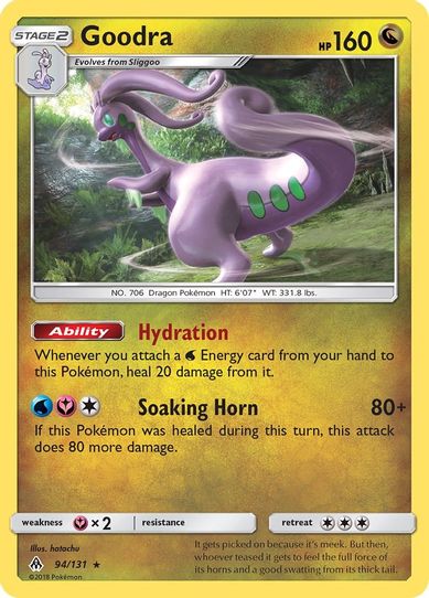 pokemon card goodra - Hisuian GG21/GG70 - Crown Zenith - Galarian Gallery and this doesnt use up their Energy attachment for the turn Pokemon Card Game 64ct Card