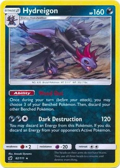 hydrogen pokemon card Hydreigon Pokmon TCG Cards for sale but overall look nearly unplayed with no major defects Hydreigon (Mega Rising #157/331, 3-Diamonds)