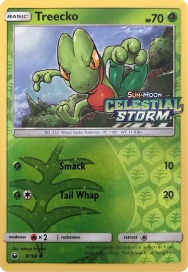 shiny treecko pokemon card Treecko Star 109/109 Pokmon card from Ex Team Rocket Returns for sale at best price