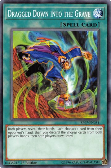 Dragged Down into the Grave (SR07-EN031) [Structure Deck: Zombie Horde Pokemon Plug Dragged Down into the Grave (SR07-EN031) [Structure Deck: Zombie Horde Pokemon Plug