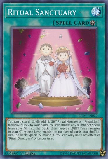 Ritual Sanctuary (LED4-EN022) [Legendary Duelists: Sisters of the Rose –  Pokemon Plug
