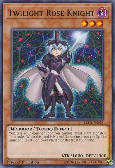 Twilight Rose Knight (LED4-EN029) [Legendary Duelists: Sisters of the Pokemon Plug Twilight Rose Knight (LED4-EN029) [Legendary Duelists: Sisters of the Pokemon Plug
